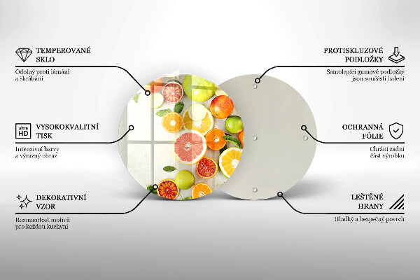 Chopping board Fruits citruses