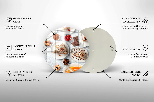 Chopping board Cake sweets