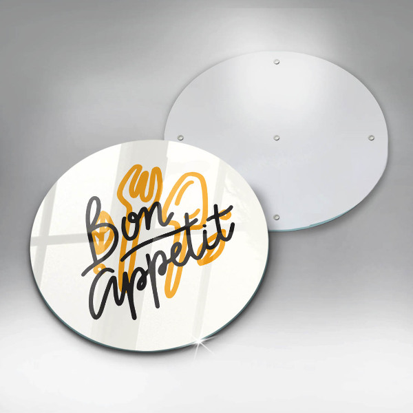 Chopping board The inscription Bon Appetit