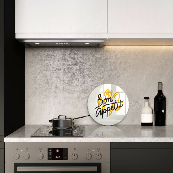 Chopping board The inscription Bon Appetit