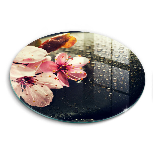 Chopping board Flowers stones zen