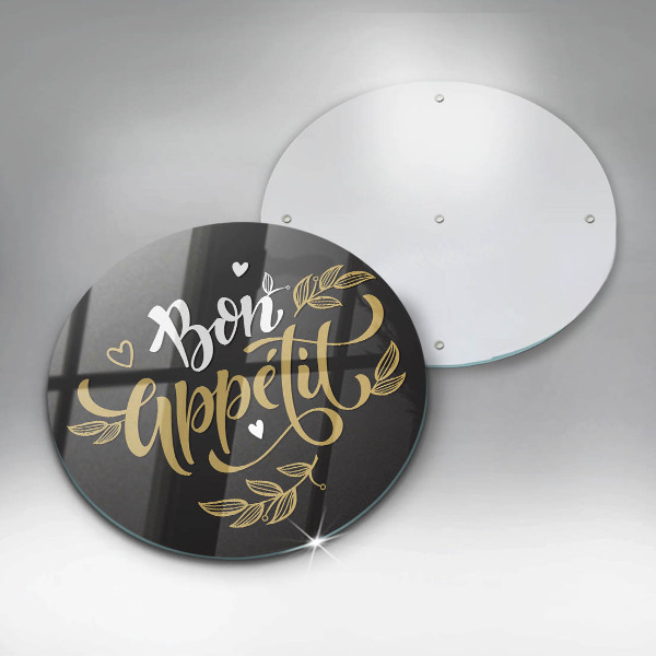 Chopping board The inscription Bon Appetit