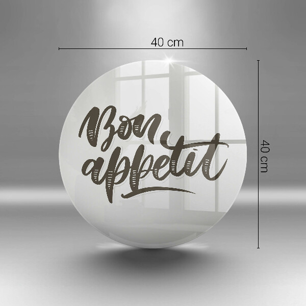 Chopping board The inscription Bon Appetit