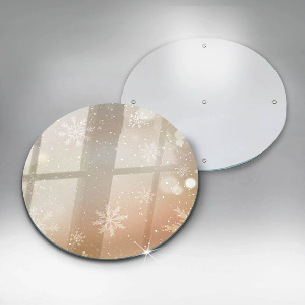 Chopping board Snowflakes