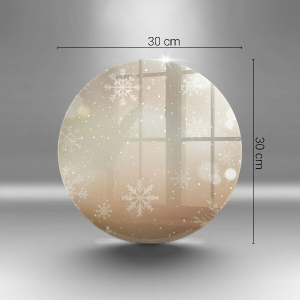 Chopping board Snowflakes