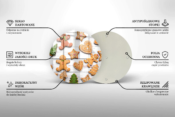 Chopping board Christmas gingerbread