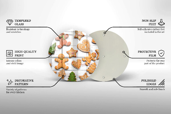 Chopping board Christmas gingerbread