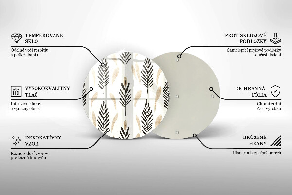 Chopping board Boho plants