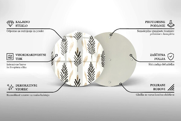 Chopping board Boho plants