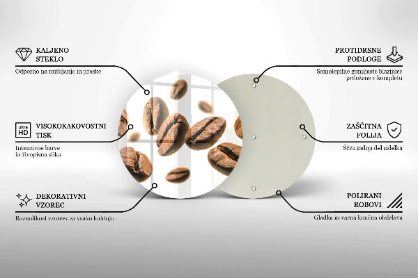 Chopping board Coffee beans