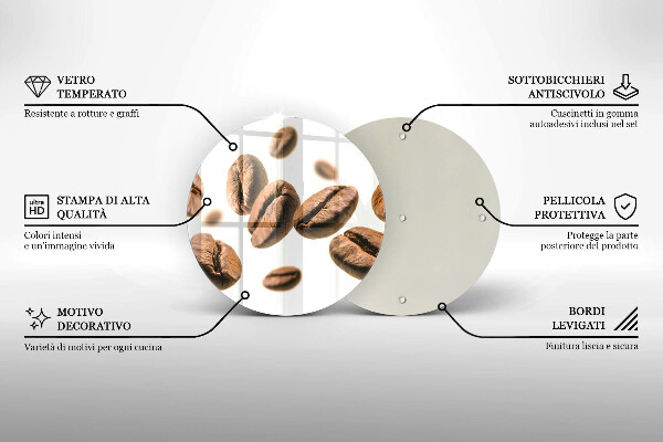 Chopping board Coffee beans