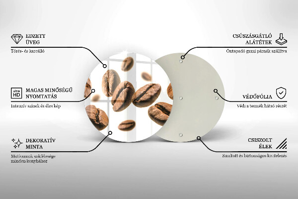 Chopping board Coffee beans