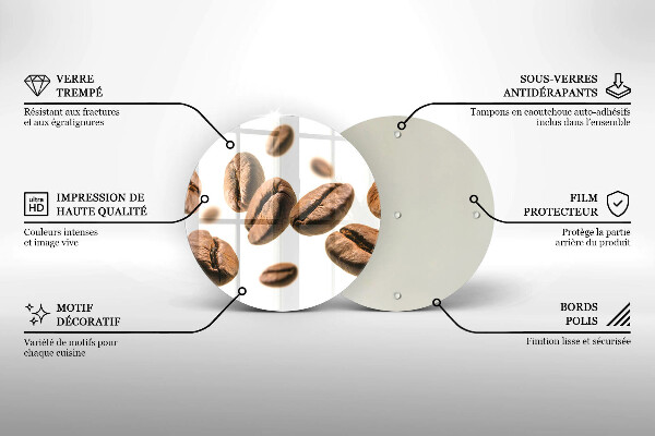 Chopping board Coffee beans