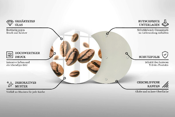 Chopping board Coffee beans