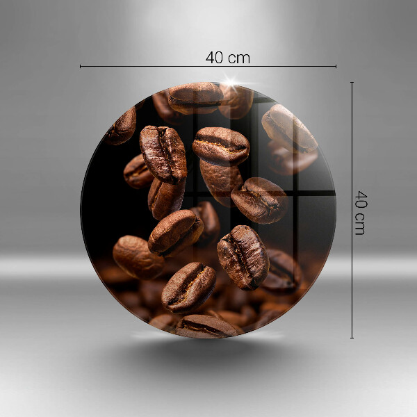 Chopping board Brown coffee beans