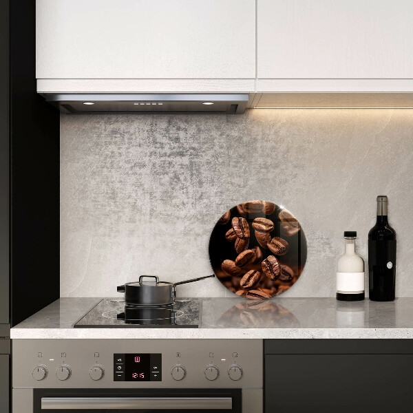 Chopping board Brown coffee beans