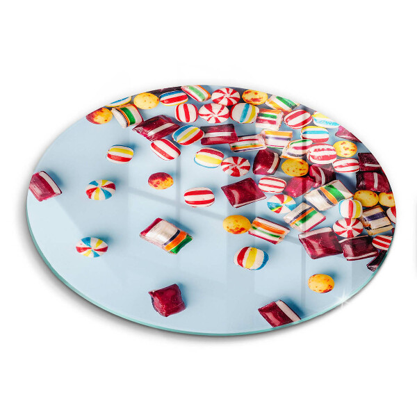 Chopping board Colorful candies