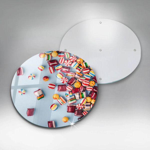 Chopping board Colorful candies