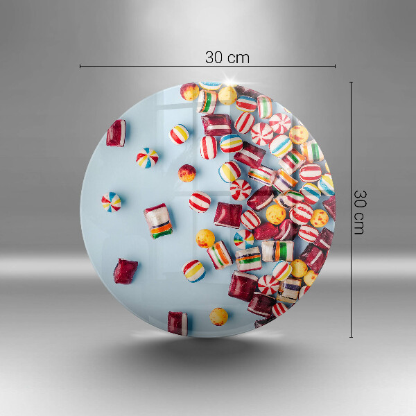 Chopping board Colorful candies