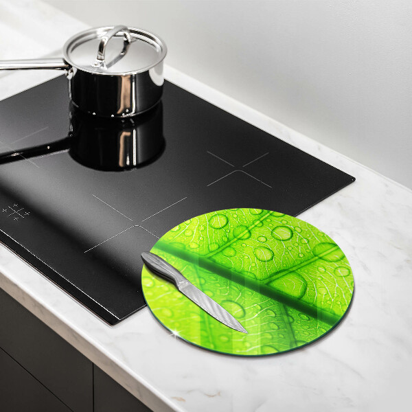 Chopping board glass Leaf closer