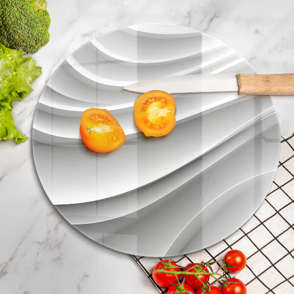 Chopping board glass Geometric lines