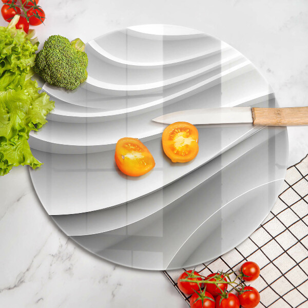 Chopping board glass Geometric lines