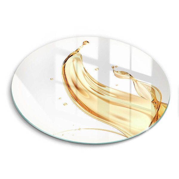 Chopping board glass Olive oil