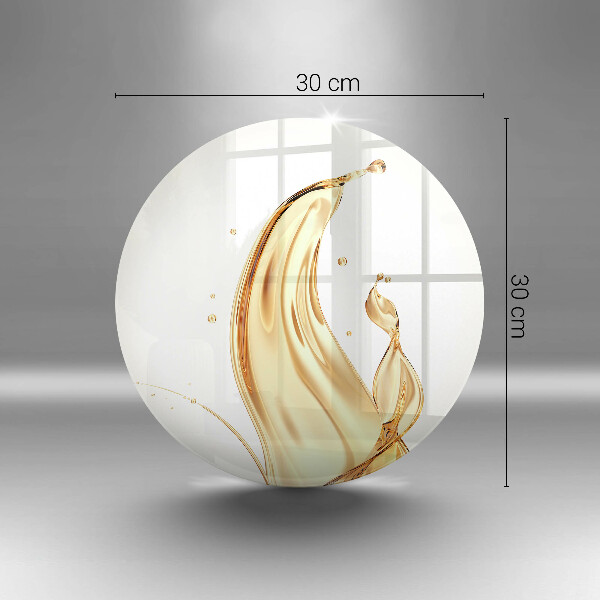 Chopping board glass Olive oil