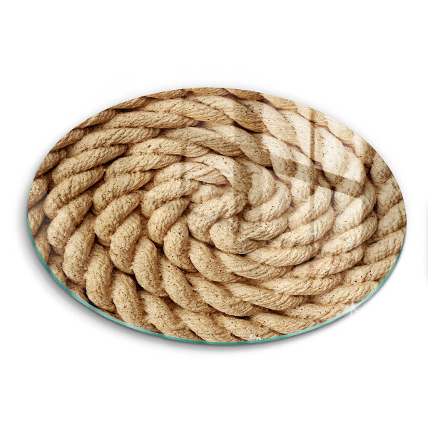 Chopping board glass Thick rope rope