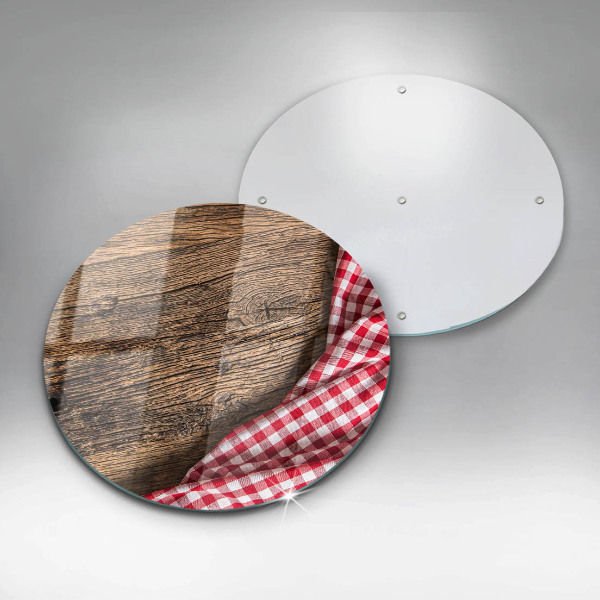 Chopping board glass Wooden table