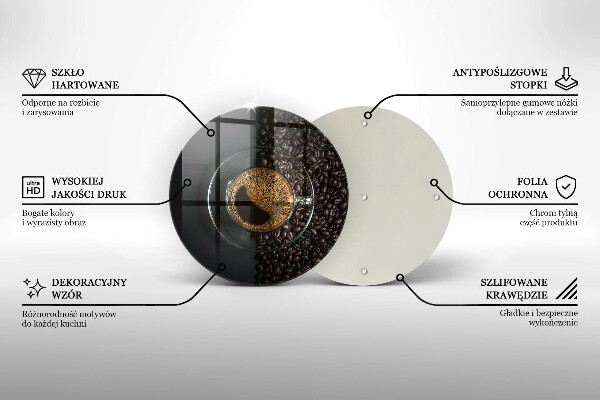 Chopping board Coffee and grains