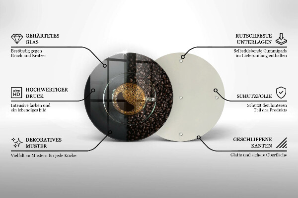 Chopping board Coffee and grains