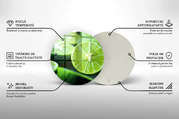 Chopping board Lime citruses