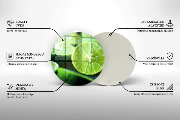 Chopping board Lime citruses