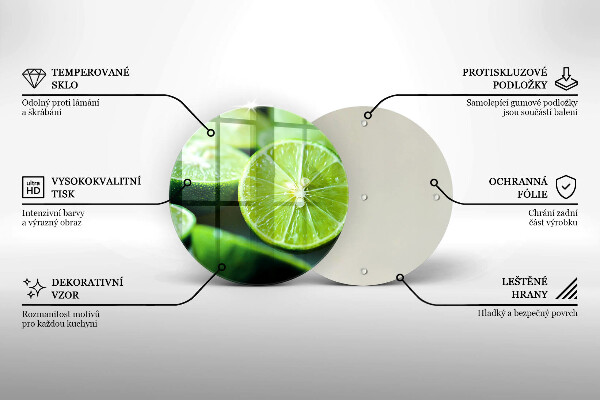 Chopping board Lime citruses