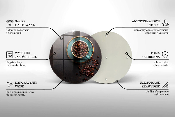 Chopping board Coffee grain cup