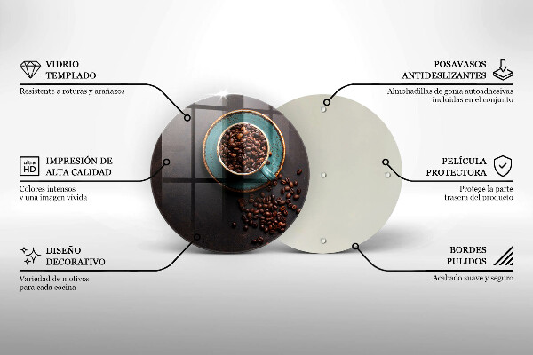 Chopping board Coffee grain cup