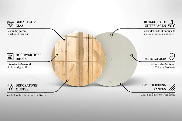 Chopping board Delicate wooden boards