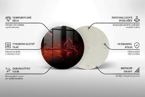 Chopping board Hot chili peppers