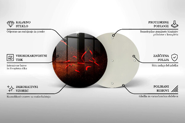 Chopping board Hot chili peppers