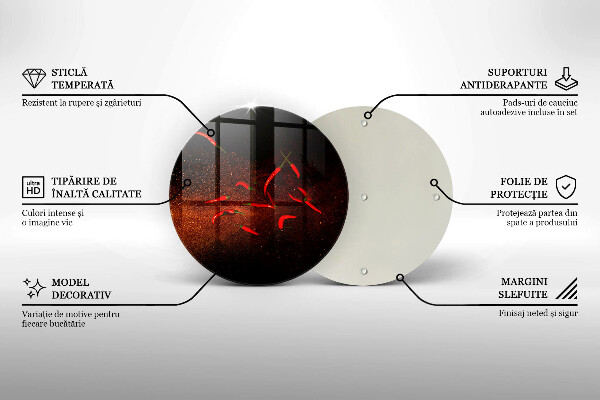 Chopping board Hot chili peppers
