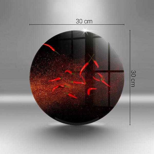 Chopping board Hot chili peppers