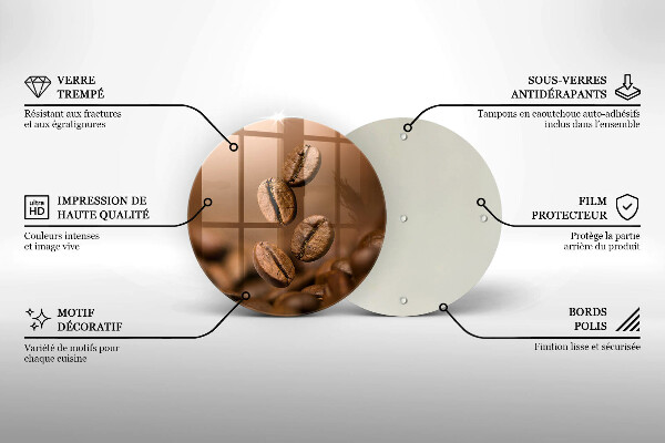 Chopping board Coffee beans