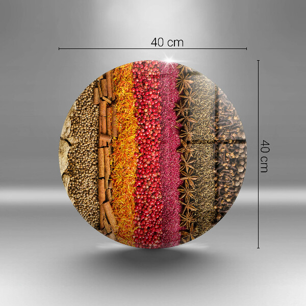 Chopping board Colorful spices