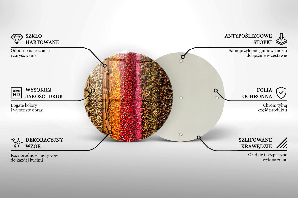 Chopping board Colorful spices