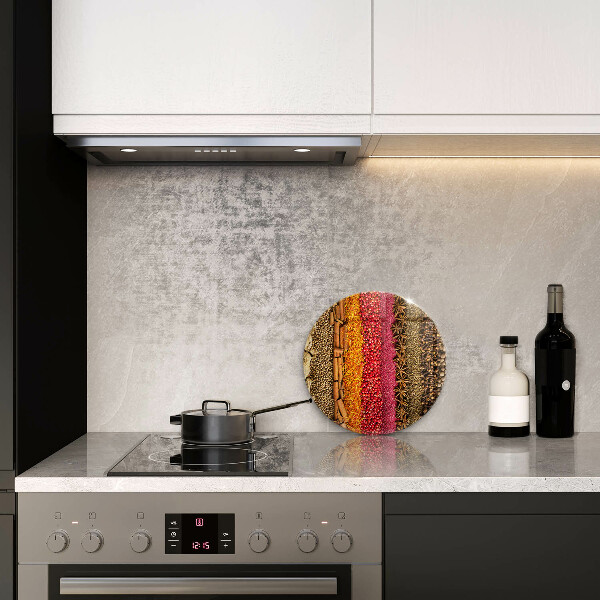 Chopping board Colorful spices