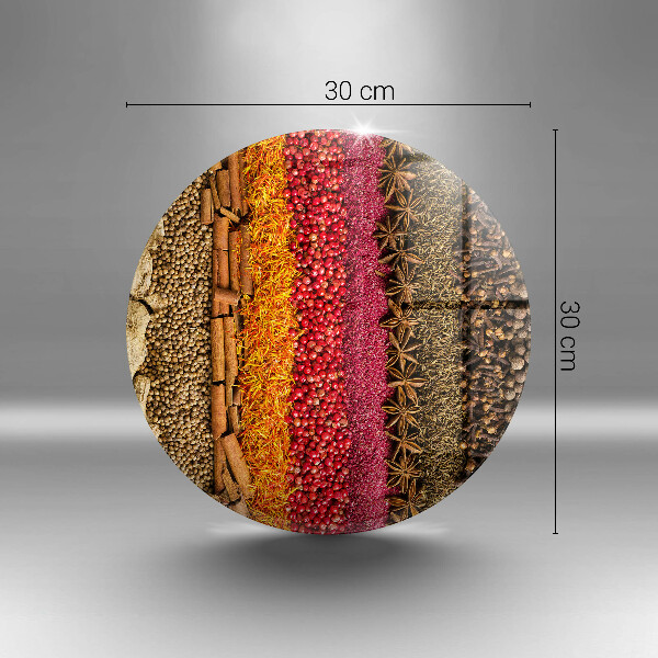 Chopping board Colorful spices