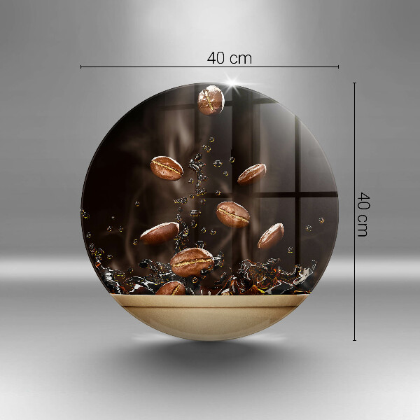 Chopping board Hot coffee beans