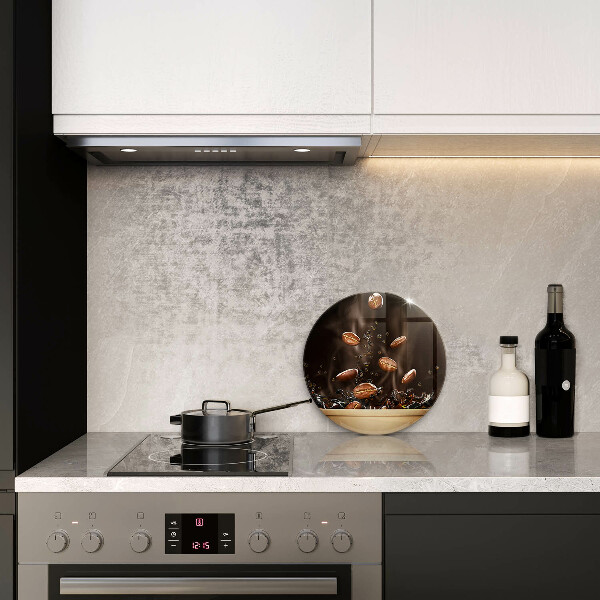 Chopping board Hot coffee beans