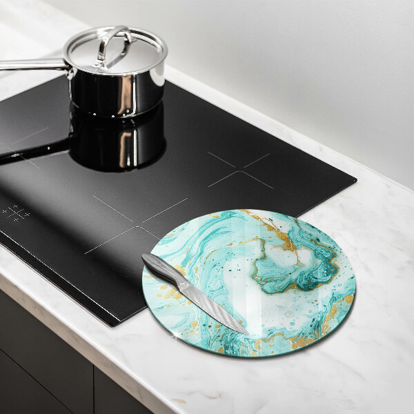 Chopping board Blue abstraction